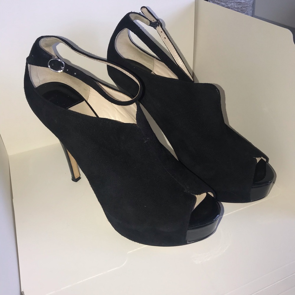 La Fenice Venezia Ankle Strap Peep Toe Size 8 Used